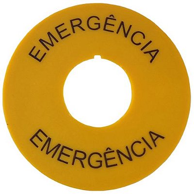 Z 224/60 PLACA DE EMERGÊNCIA / EMERGÊNCIA 22MM 120259 SCHMERSAL