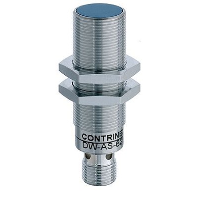 DW-AS-621-M18-002 SENSOR INDUTIVO FACEADO M18 8MM 4P NPN NA SAIDA A CONECTOR CONTRINEX