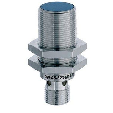 DW-AS-623-M18-120 SENSOR INDUTIVO FACEADO M18 8MM 4P PNP NA SAÍDA À CONECTOR CONTRINEX