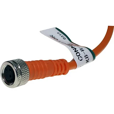 K8-R-2M CABO COM CONECTOR M8 RETO 3 PINOS 2M METALTEX