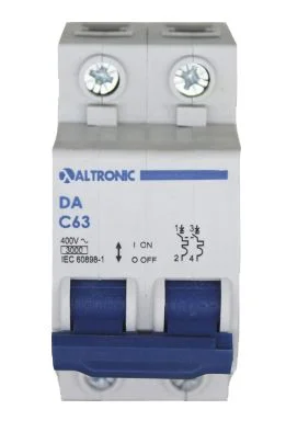 DA3-C206 MINIDISJUNTOR BIPOLAR CURVA C 3KA 6A ALTRONIC