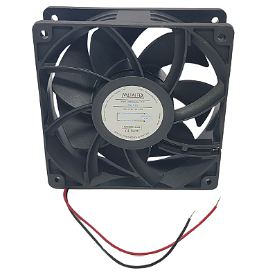 12038D24MS VENTILADOR 120X120X38MM 24VCC BUCHA 2000RPM I20606 METALTEX