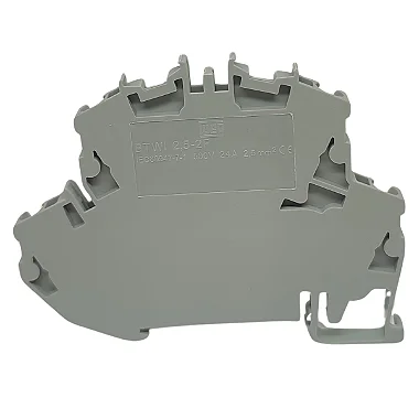 BTWI 2,5-2F BORNE CONECTOR DE PASSAGEM PUSH-IN 24A CINZA 11992186 WEG