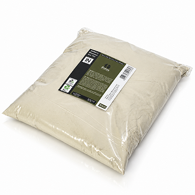 ARGILA BRANCA EM PÓ IN NATURA - Rico em Silício / Alumínio / Ação Clareadora / Antioleosidade / Suavisa a Pele - Saco 05KG - CÓD: 2279