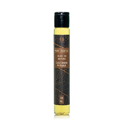 ÓLEO VEGETAL IN NATURA CASTANHA  - Prevenção de Rugas / Rico em Vitaminas A e E / Nutrição Profunda - 30ml Cód: 2102