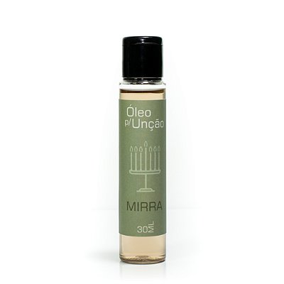 ÓLEO PARA UNÇÃO - Essências da Tradição Judaico-Cristã - Essências de: ( Acácia, Nardo, Mirra, Canela, Rosa de Sharon) - 30ml - CÓD: 0745