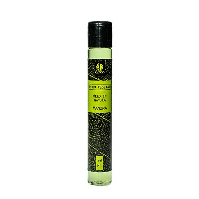 ÓLEO VEGETAL IN NATURA MAMONA (RÍCINO) PURO - Hidratação Pele e Cabelo / Antiqueda / Crescimento Capilar - 30ml - CÓD: 2165