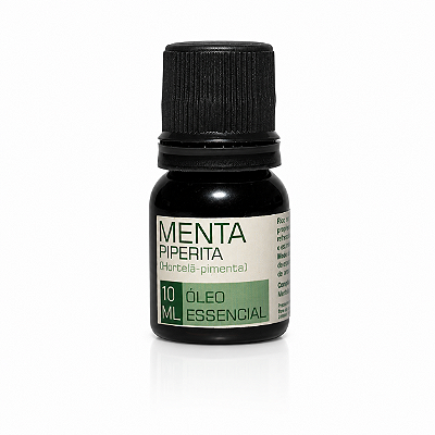 ÓLEO ESSENCIAL IN NATURA MENTA PIPERITA (Hortelã Pimenta) 100% PURO ALTA CONCENTRAÇÃO - Ação Refrescante / Revigorante / Aromática - 10ml - CÓD: 2181