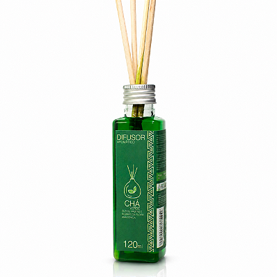 DIFUSOR AROMÁTICO DE AMBIENTES C/ PALITINHOS - Perfume Intenso e Contínuo / Notas Aromáticas Amazônicas - 120ml - CÓD: 0772