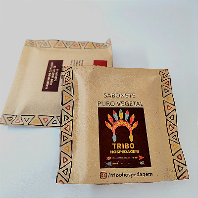 SABONETE HIDRATANTE SAFRA AMAZÔNICA AMENITIES - C/ Manteiga de Cupuaçu / Óleo Vegetal de Castanha - 40G - Pedido Mínino 100UND - CÓD: 2130