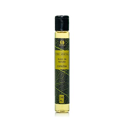 ÓLEO VEGETAL IN NATURA COPAÍBA PURO - Cicatrizante / Anti-inflamatório Natural / Antifúngico Orgânico - 30 ml - Cód: 3108