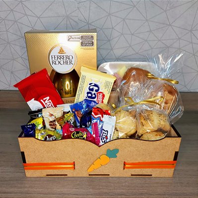 Cesta de Páscoa - Café com Chocolate