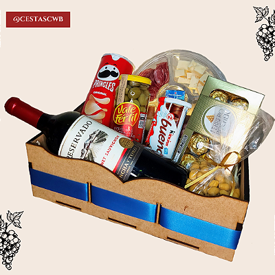 CESTA DE VINHO - DOCE PRAZER