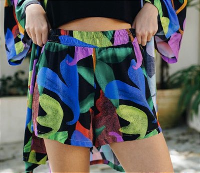 Shorts Tarsila Preto