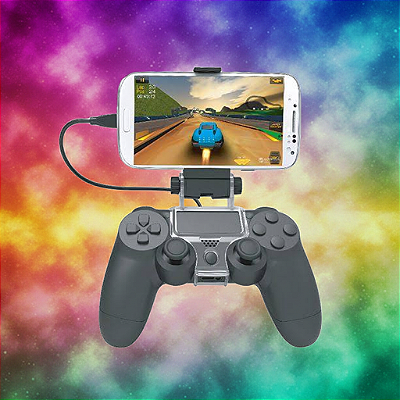 Suporte Celular De Controle Playstation  PS4 Slim / Pro Dobe