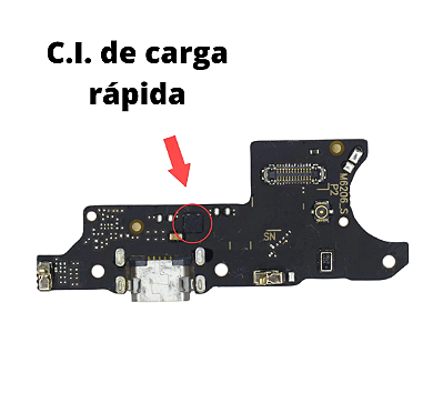 PLACA CARGA MOTO G8 POWER LITE TURBO