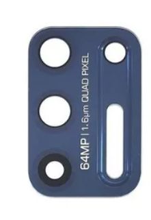 LENTE VIDRO DA CÂMERA TRASEIRA MOTO G9 PLUS XT2087 AZUL