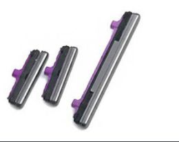 KIT BOTÃO EXTERNO POWER E VOLUME GALAXY S10 | S10+ PLUS prata