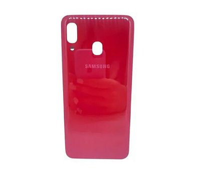 TAMPA TRASEIRA SAMSUNG GALAXY A20 A205 VERMELHO