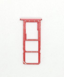 GAVETA SLOT CHIP GALAXY A01 SM-A015    - VERMELHO
