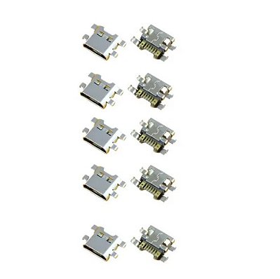 KIT C/ 10 PEÇAS CONECTOR DE CARGA K10 2017  K10 2017 M250DS k1017 K10 PRO k10 17