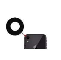 KIT C/ 5 PEÇAS LENTE DE  CÂMERA TRASEIRA IPHONE XR SEM ARO
