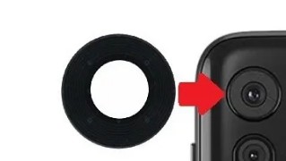 KIT C/ 5 PEÇAS LENTE CAMERA TRASEIRA MOTO G8 PLAY (REDONDA)