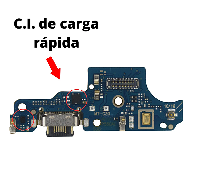 PLACA CARGA MOTO G30 TURBO