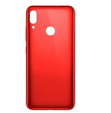 TAMPA TRASEIRA E6 PLUS VERMELHO COM BOTÕES EXTERNOS