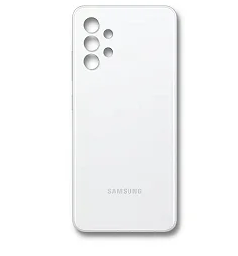 TAMPA TRASEIRA A32 A52 A72 BRANCO COM LENTE