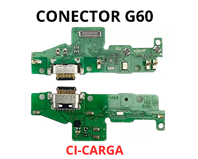 PLACA CARGA MOTO G60 TURBO