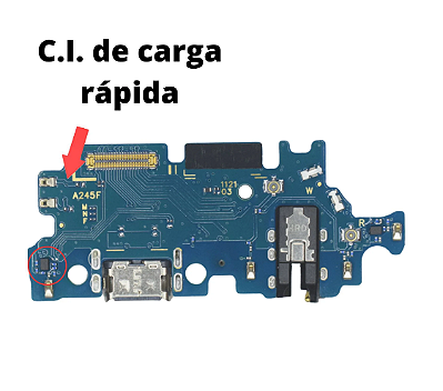 PLACA CARGA GALAXY A24 4G (A245) TURBO