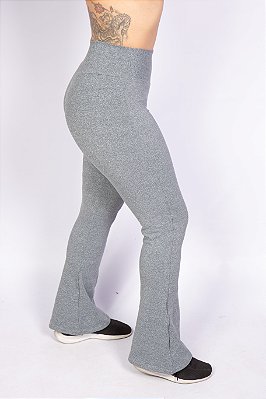 Calça Flare Cinza