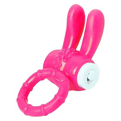 VIBRATING RING ANEL PENIANO RABBIT COM ESTIMULADOR DE CLITÓRIS VIP MIX