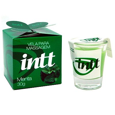 Vela de Massagem Corporal e Beijável Intt 30g - Menta