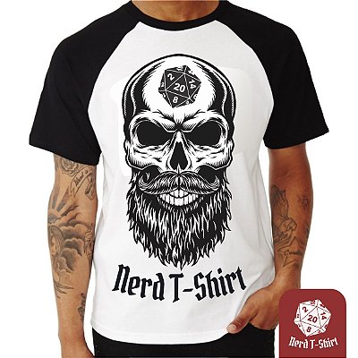 Camiseta Nerd T-shirt Skull