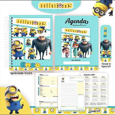 Kit escolar Minions