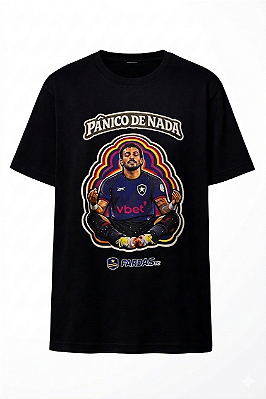 Camiseta Botafogo Alex Telles Pânico de Nada