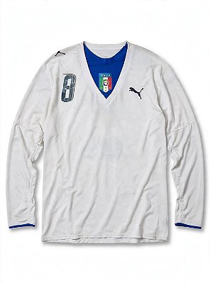 Itália 2006 2007 Away Manga Longa Puma GG