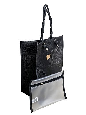 Bolsa em Tela Sling - Cor: Preta