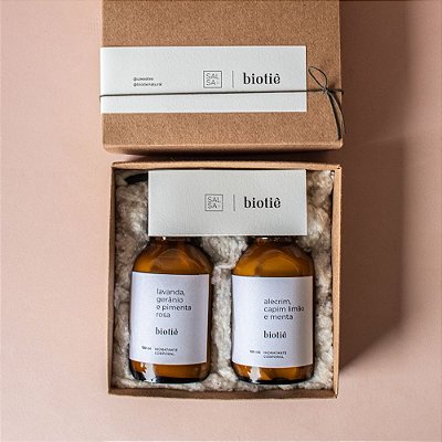 Kit especial mini hidratantes naturais