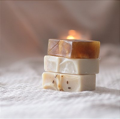 trio sabonetes naturais e veganos | biotiê