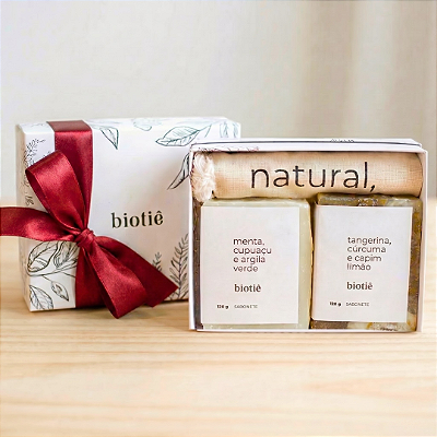 Kit Duo Sabonetes Naturais + Ecobag