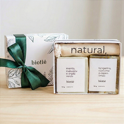 Kit Duo Sabonetes Naturais + Ecobag
