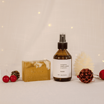 Kit Spray Aroma + Sabonete Natural + Ecobag