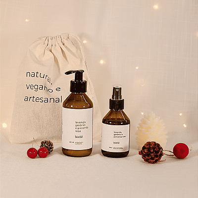 Kit Hidratante + Spray + Ecobag