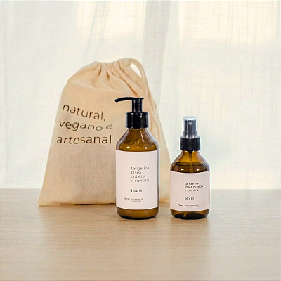 Kit hidratante + spray + ecobag | biotiê
