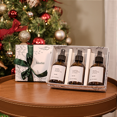 Kit trio spray aromaterapia | calma, energia e foco