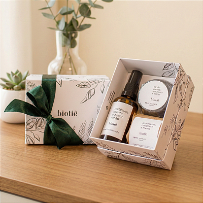 Kit detox das axilas especial | caixa de presente Biotiê