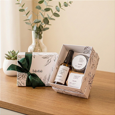 Kit detox das axilas especial | caixa de presente Biotiê